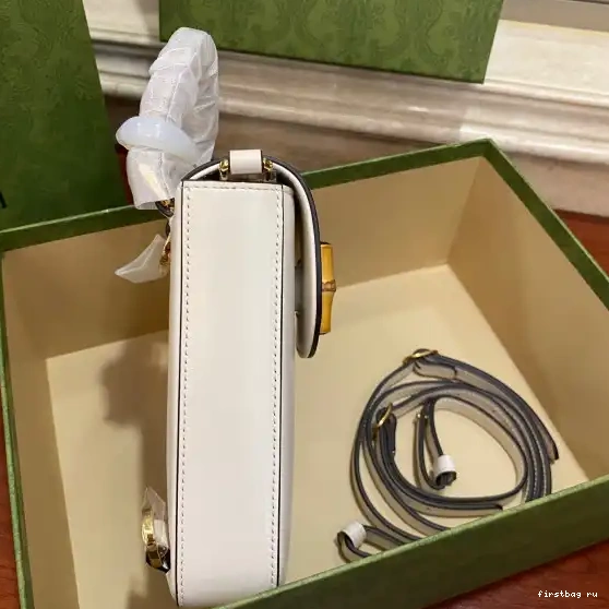 First bag ru Bamboo mini handbag Gucci 0622